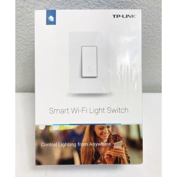 TP-LINK HS200 Smart WiFi Light Switch - White New In Box - Picture 5 of 9